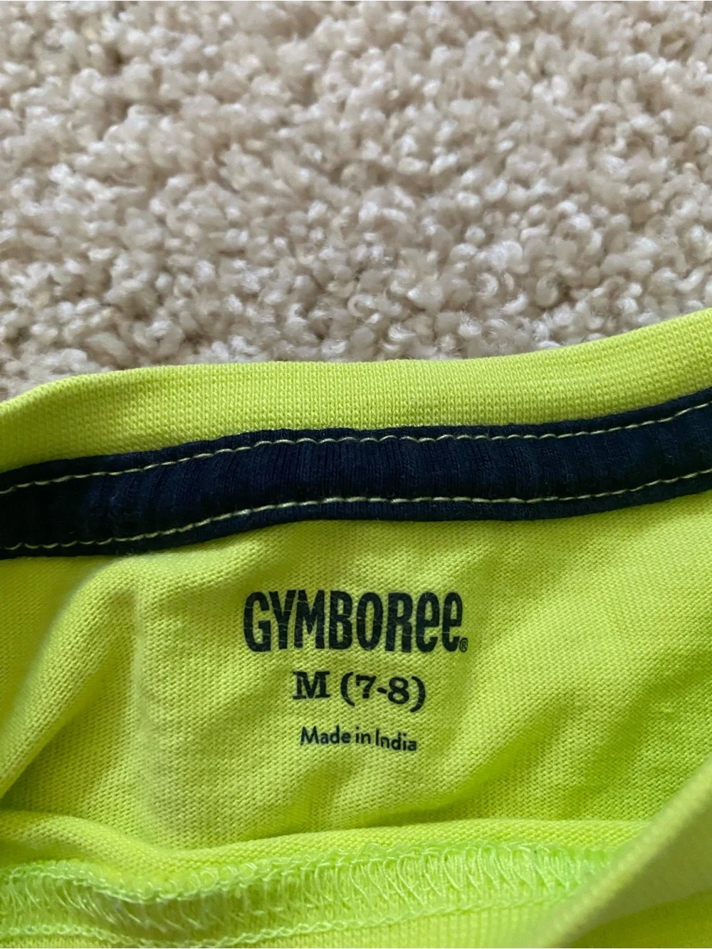 Gymboree Lime Green Short-Sleeve Surf Graphic Tee